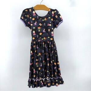 Charlie’s Project Kids Hocus Pocus Print Twirl Dress